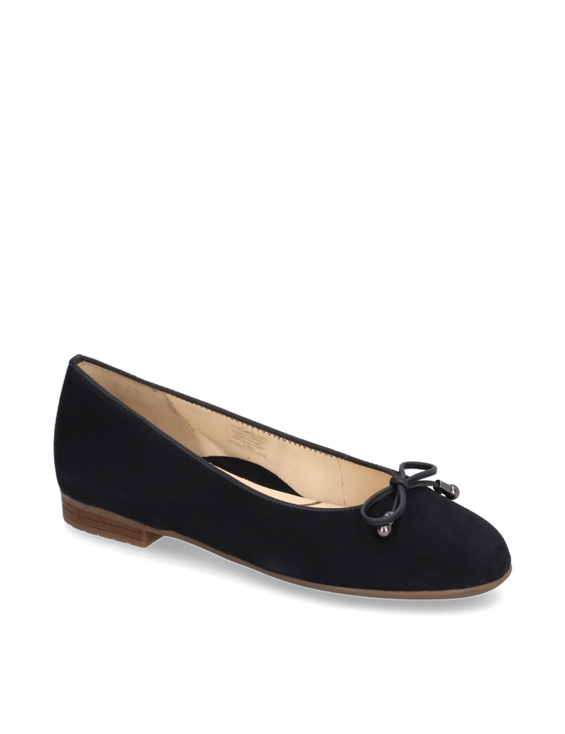 Ara-Veloursleder-Ballerina-blau