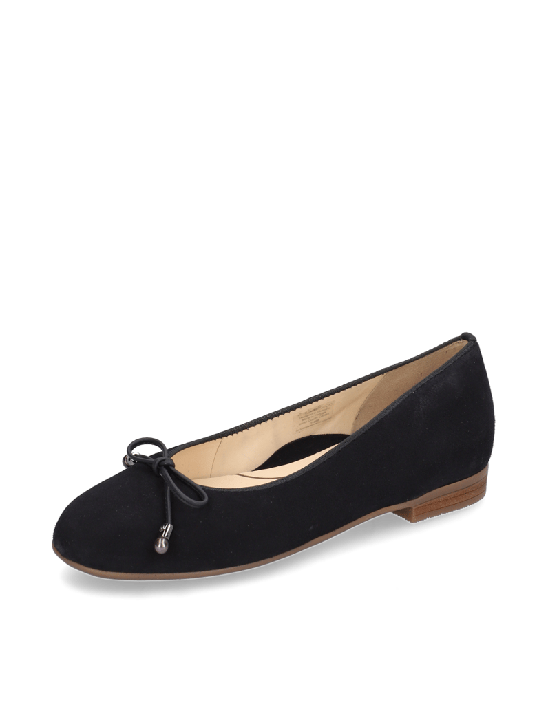 Ara-Veloursleder-Ballerina-blau