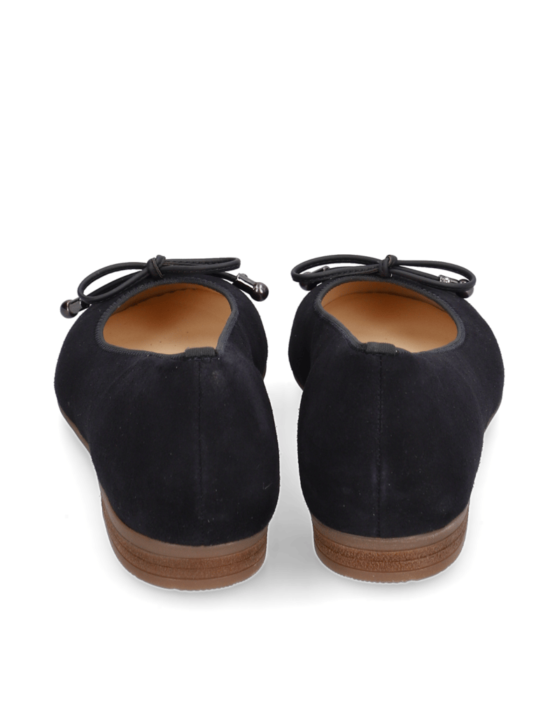 Ara-Veloursleder-Ballerina-blau