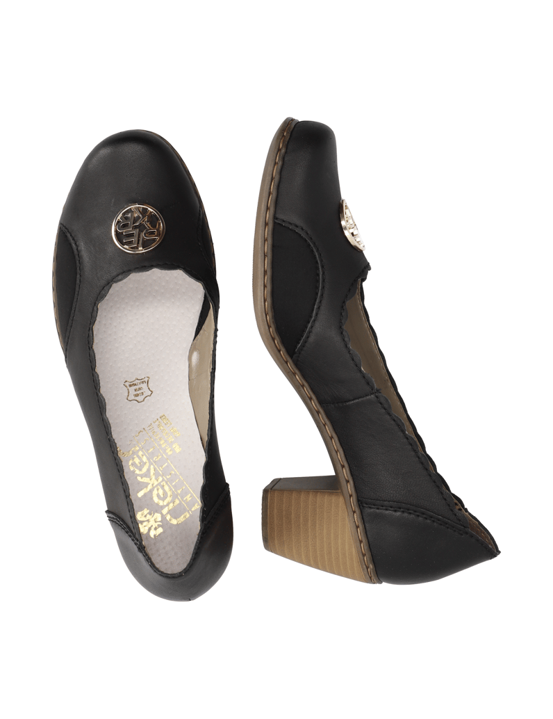 Rieker-Lederkombination-Pumps