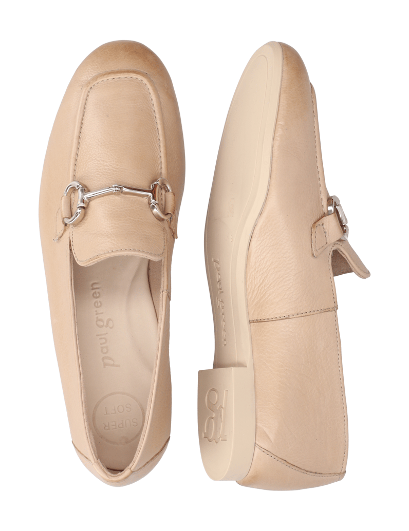 PAUL-GREEN-Glattleder-Slipper-schwarz