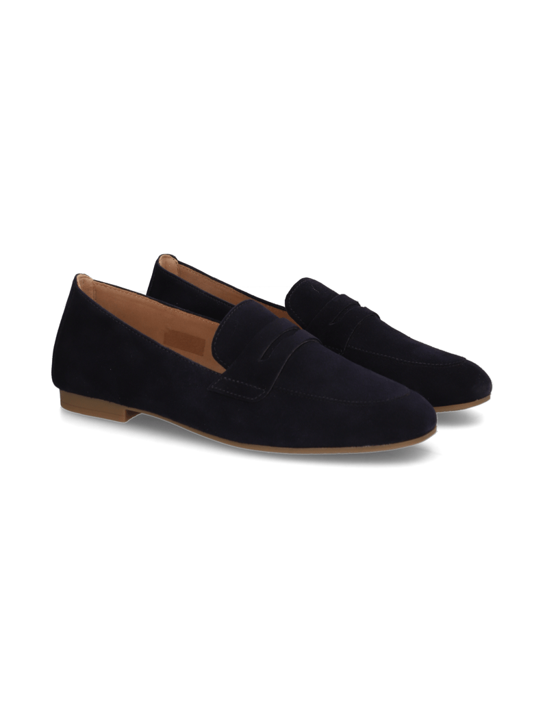 Gabor-Veloursleder-Slipper-blau