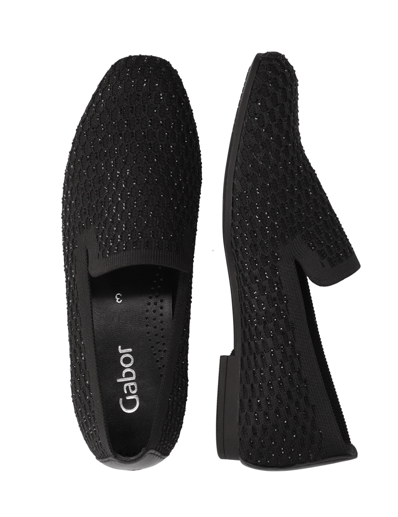 Gabor-textil-klasické-nazouvací-boty-černá