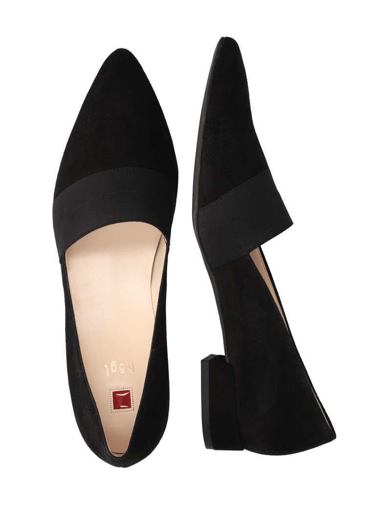 Högl-Veloursleder-Ballerina-schwarz