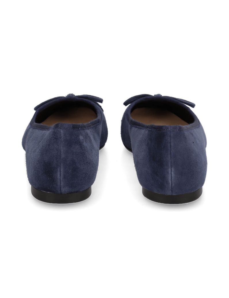 Lazzarini-Veloursleder-Ballerina-beige