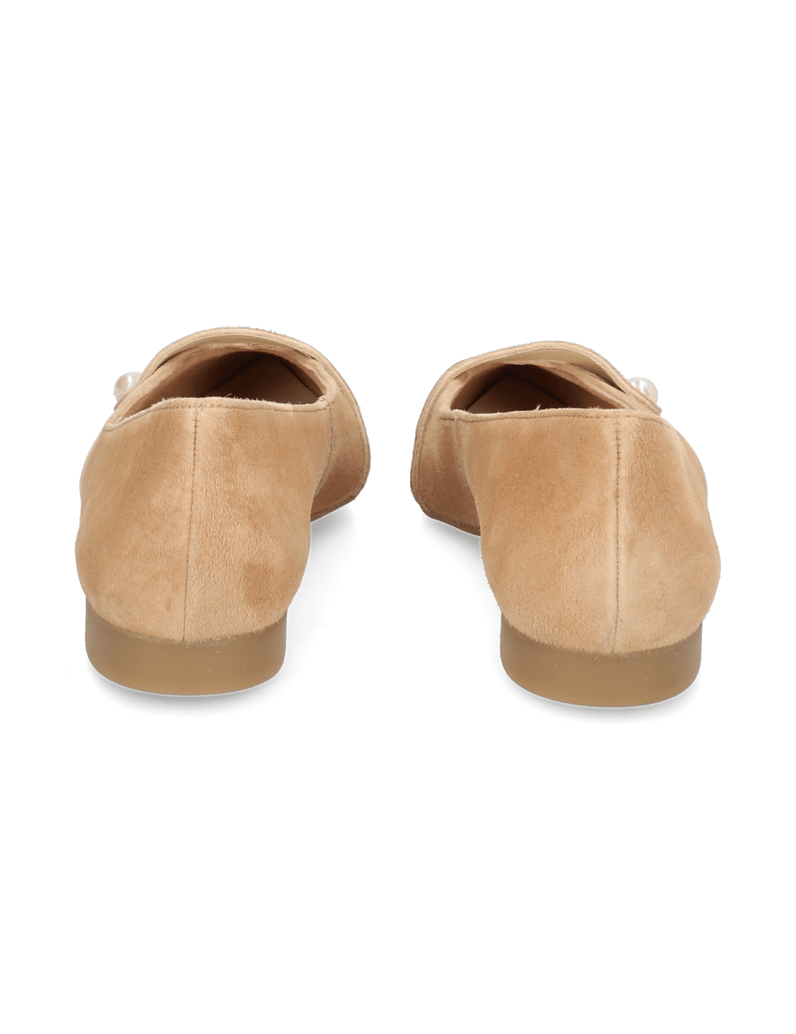 PAUL-GREEN-Veloursleder-Ballerina-beige