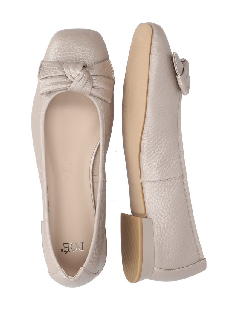 POE-hladká-kůže-baleríny-béžová