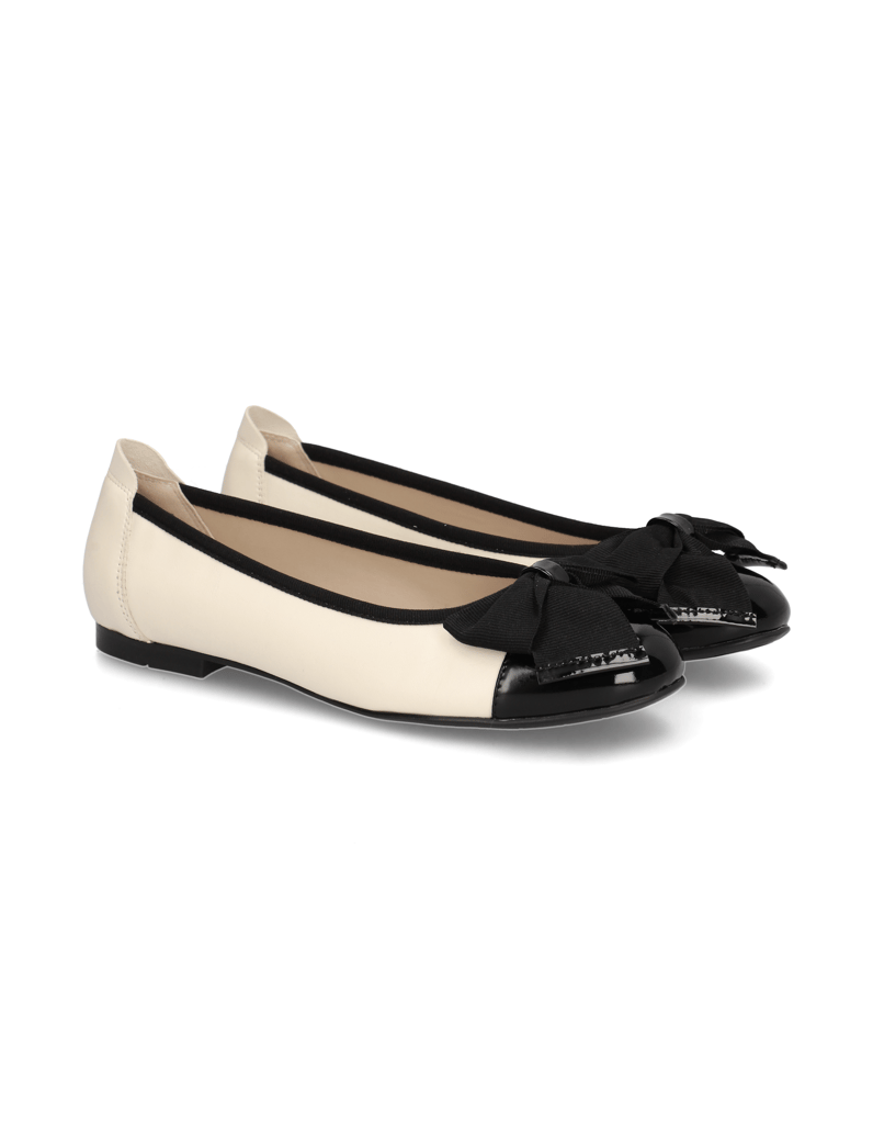 Lazzarini-Glattleder-Ballerina-schwarz