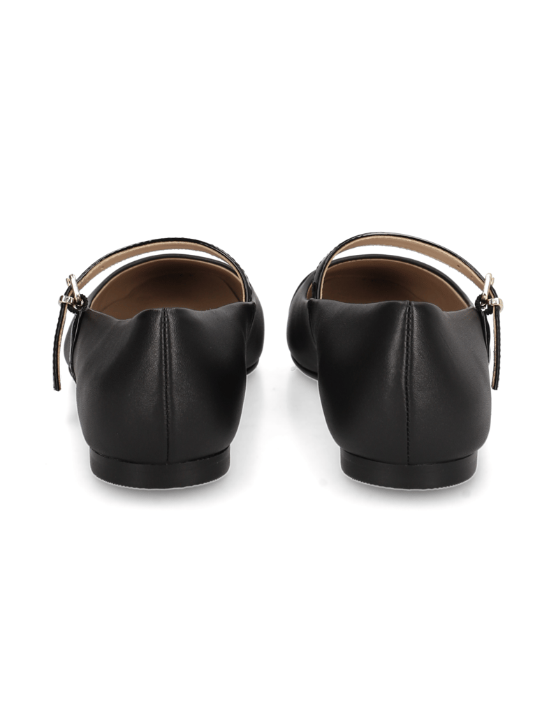 Lazzarini-Glattleder-Ballerina-schwarz