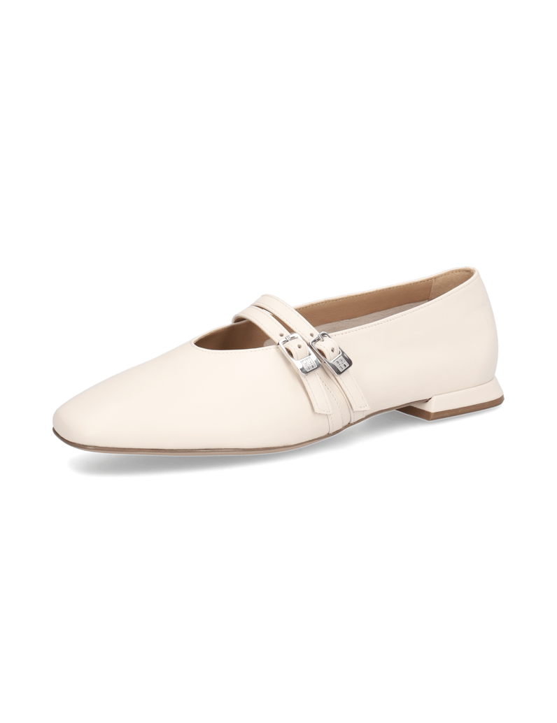 Högl-hladká-kůže-baleríny-černá