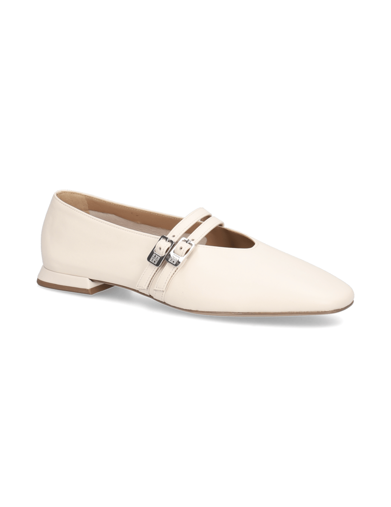 Högl-hladká-kůže-baleríny-černá