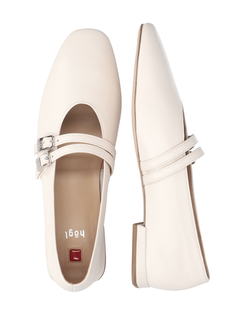 Högl-hladká-kůže-baleríny-černá