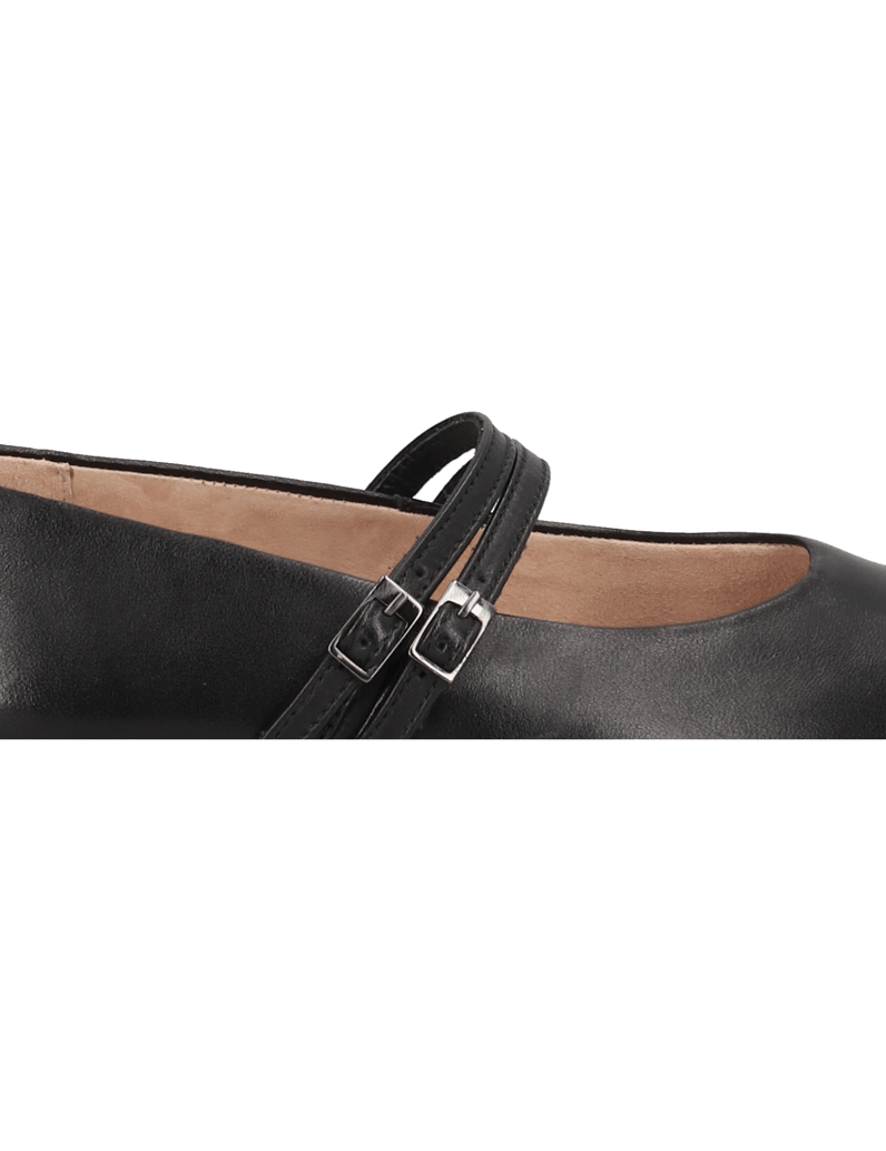 PAUL-GREEN-Glattleder-Ballerina-schwarz