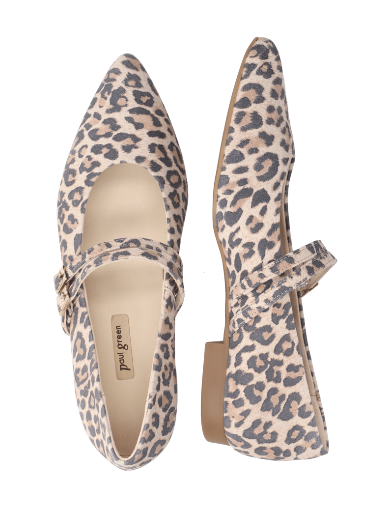 PAUL-GREEN-velúr-baleríny-čierna