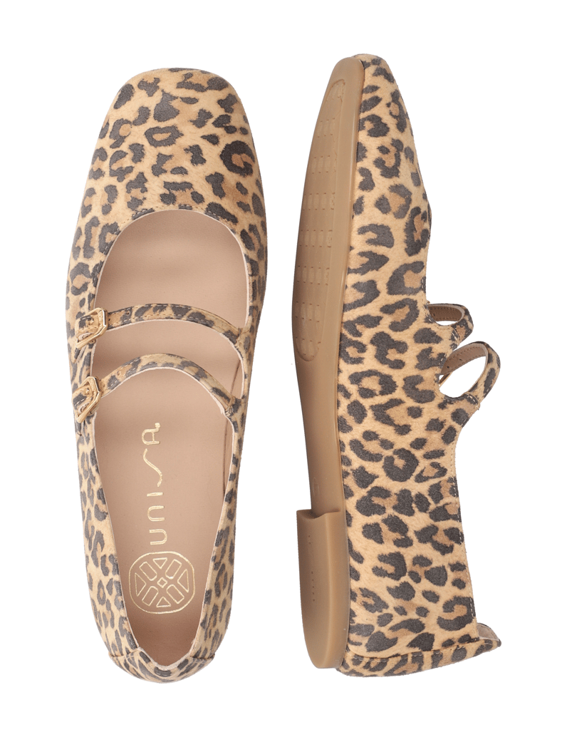 Unisa-nubuk-baleríny-černá