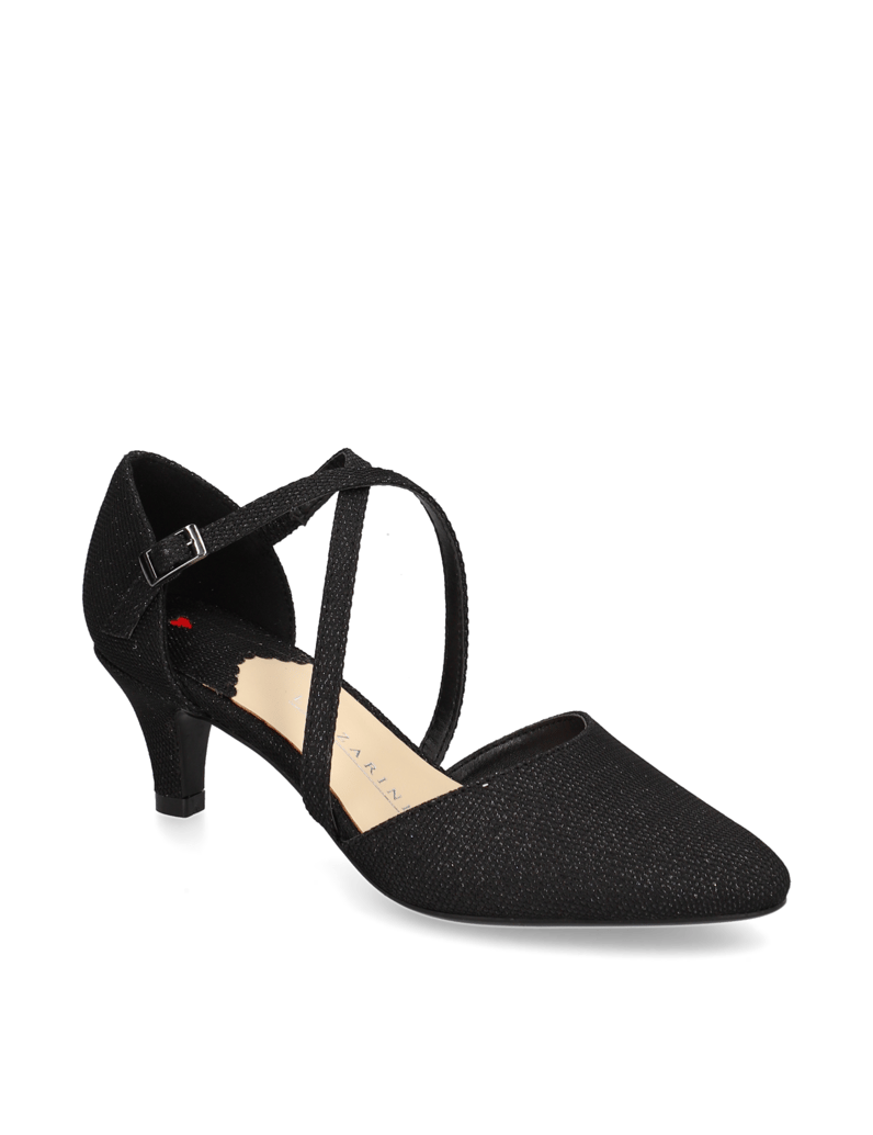 Lazzarini-textil-Klasické-lodičky-strieborná