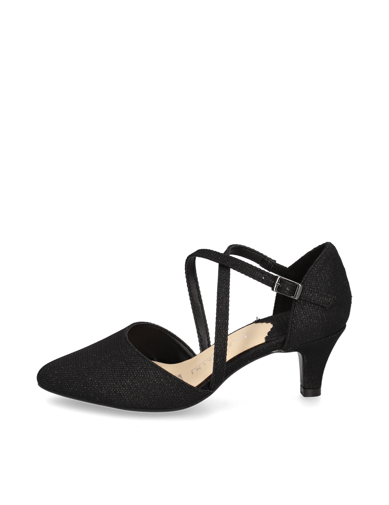 Lazzarini-textil-Klasické-lodičky-strieborná