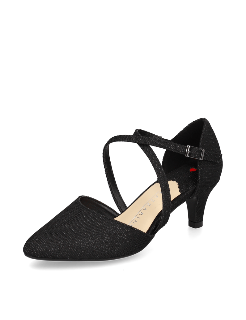 Lazzarini-textil-Klasické-lodičky-strieborná