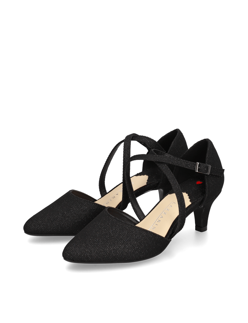 Lazzarini-textil-Klasické-lodičky-strieborná