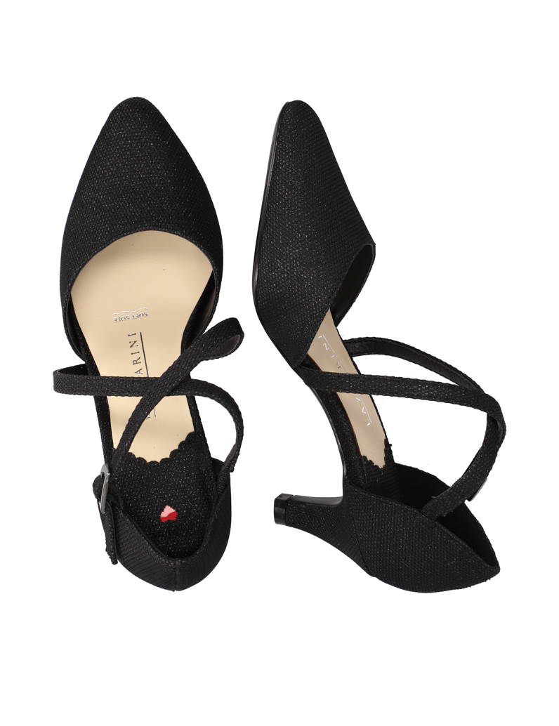 Lazzarini-textil-Klasické-lodičky-strieborná