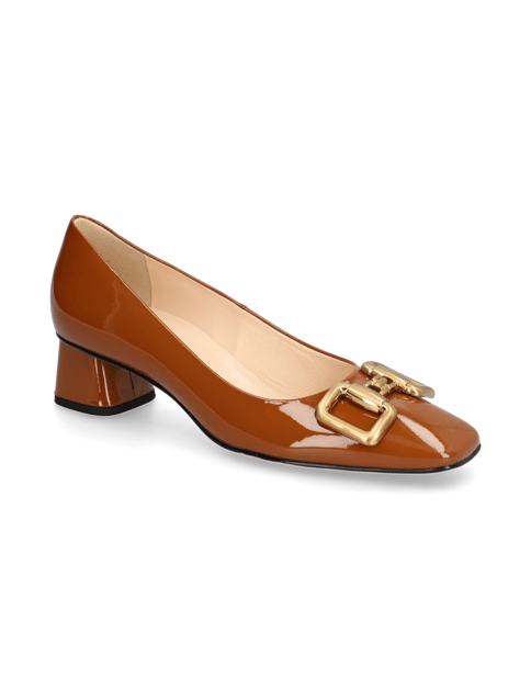 

Lackleder Pumps, Hnedá