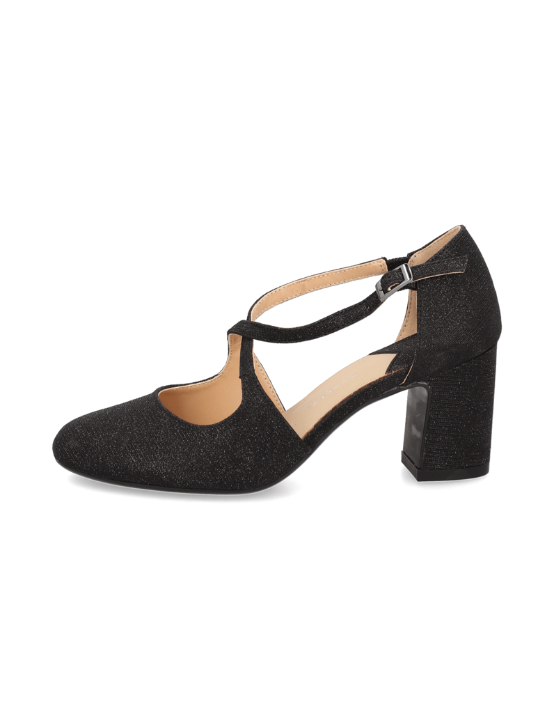 Lazzarini-Textil-Pumps-gold