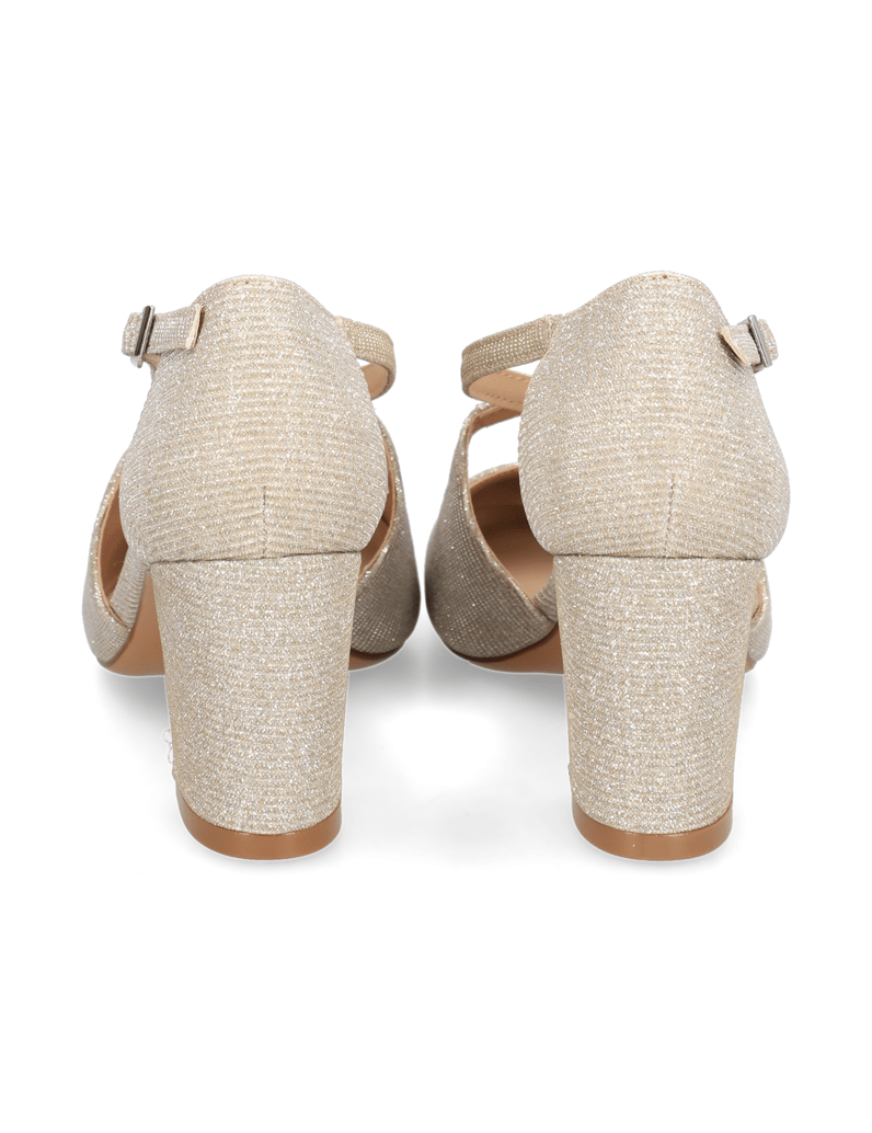 Lazzarini-Textil-Pumps-gold