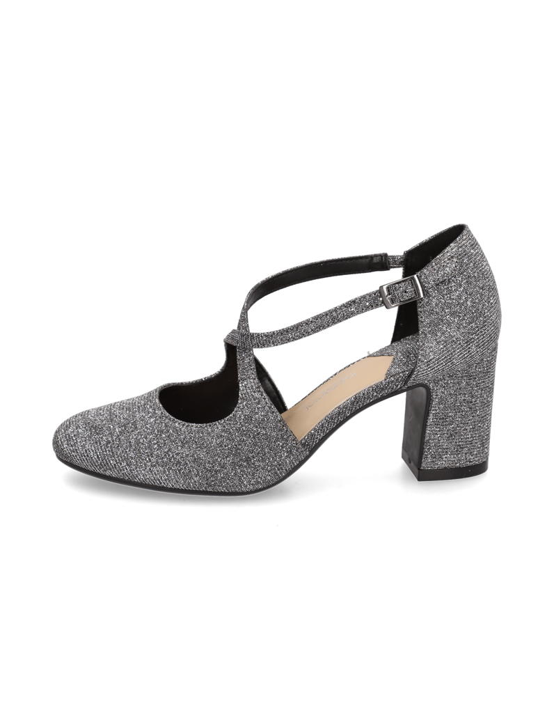 Lazzarini-Textil-Pumps-zlatá