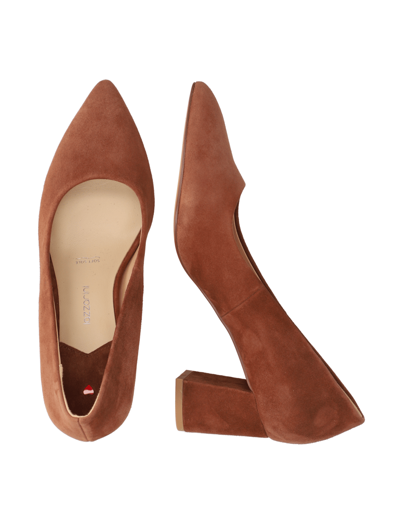Lazzarini-Veloursleder-Pumps