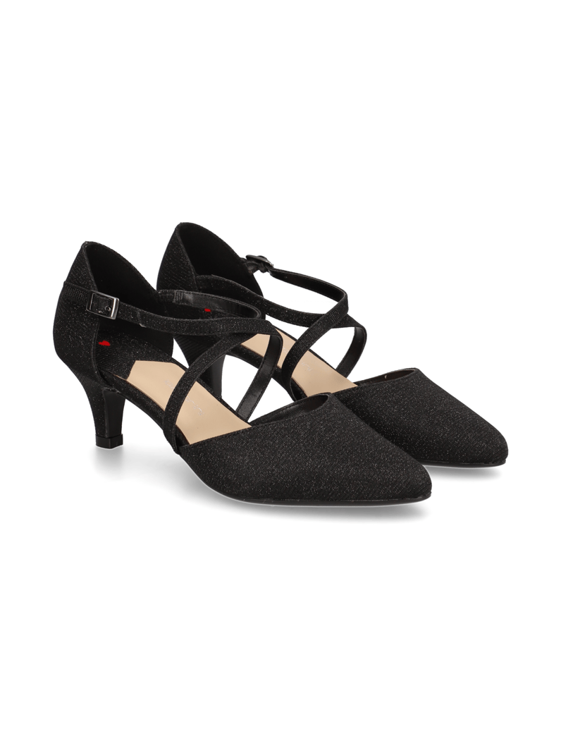 Lazzarini-Textil-Pumps-gold