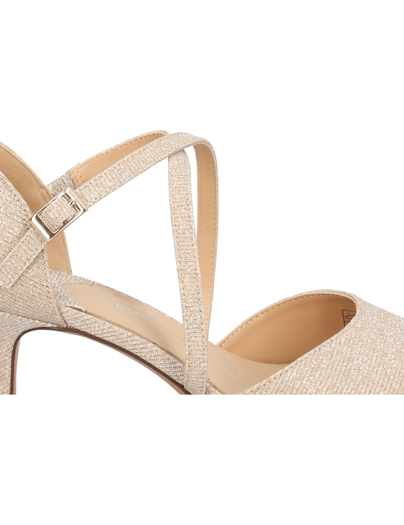 Lazzarini-Textil-Pumps-gold