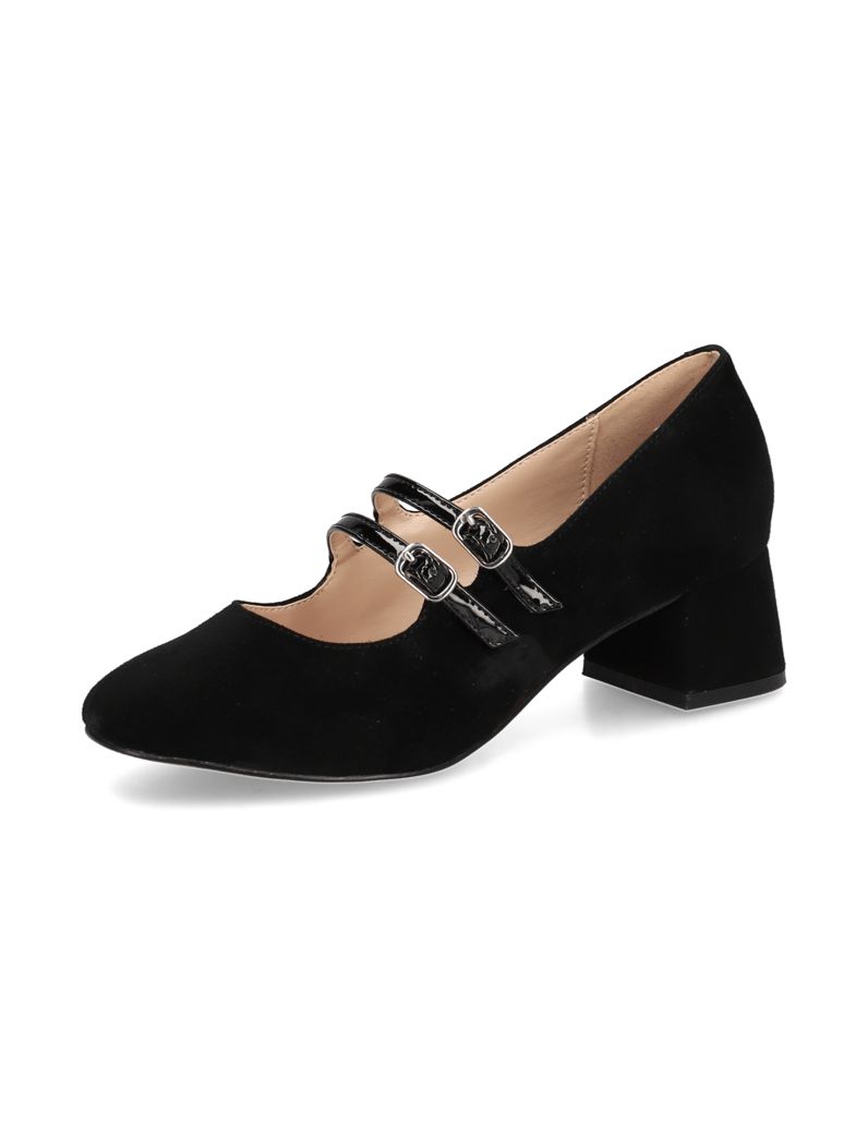Lazzarini-Veloursleder-Pumps-schwarz