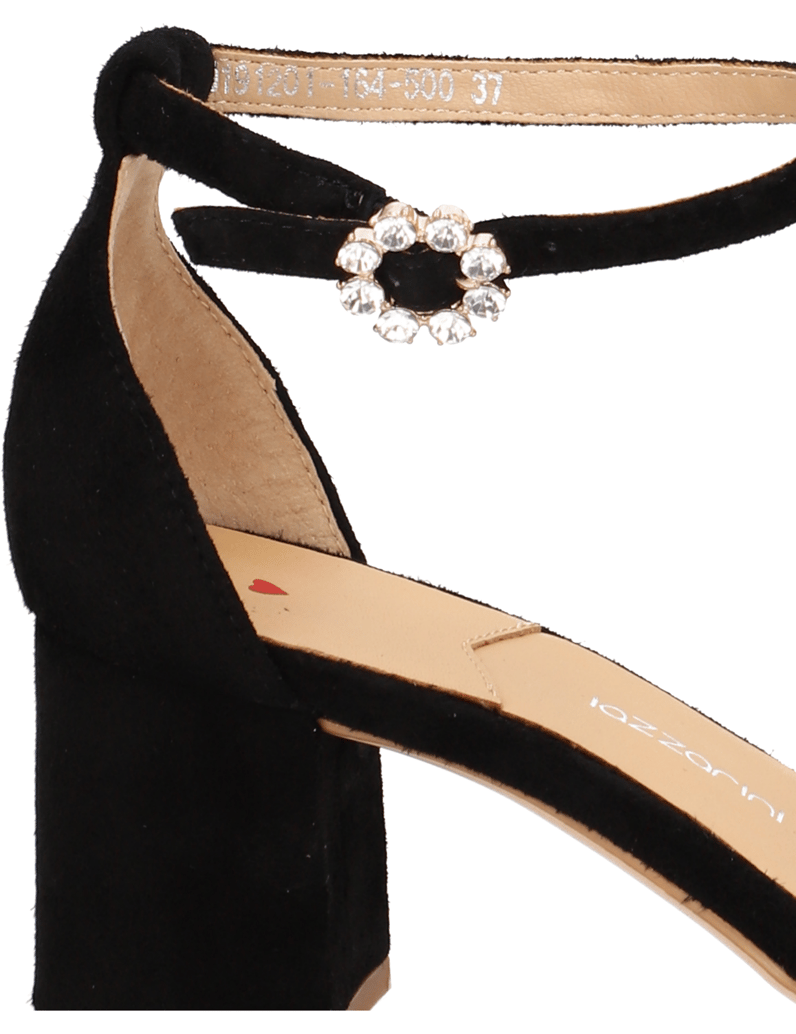 Lazzarini-velur-klasické-lodičky-černá