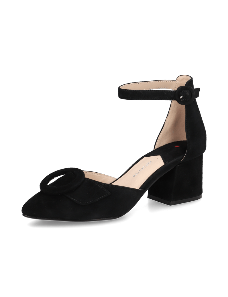 Lazzarini-velur-klasické-lodičky-černá