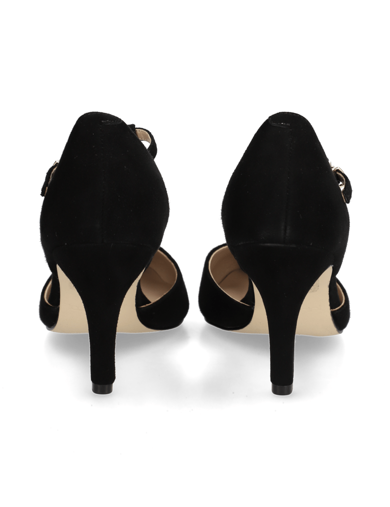 Lazzarini-velúr-klasické-lodičky-čierna