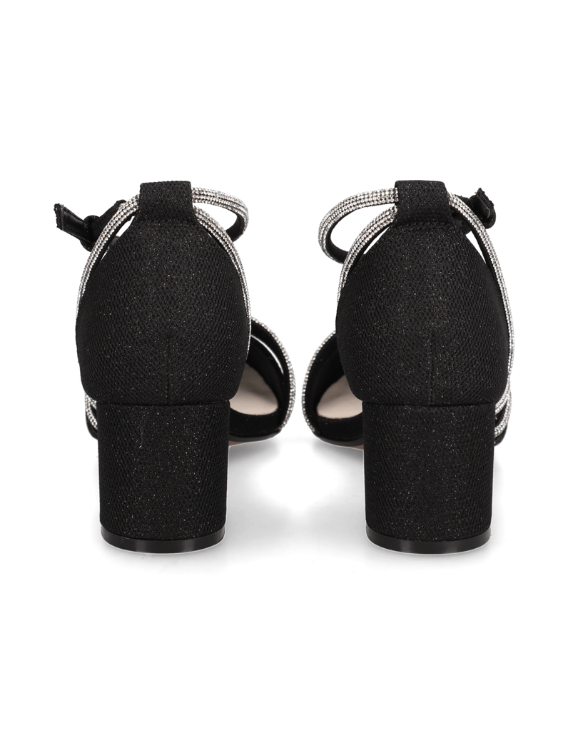 Lazzarini-Black-Sparkly-črna