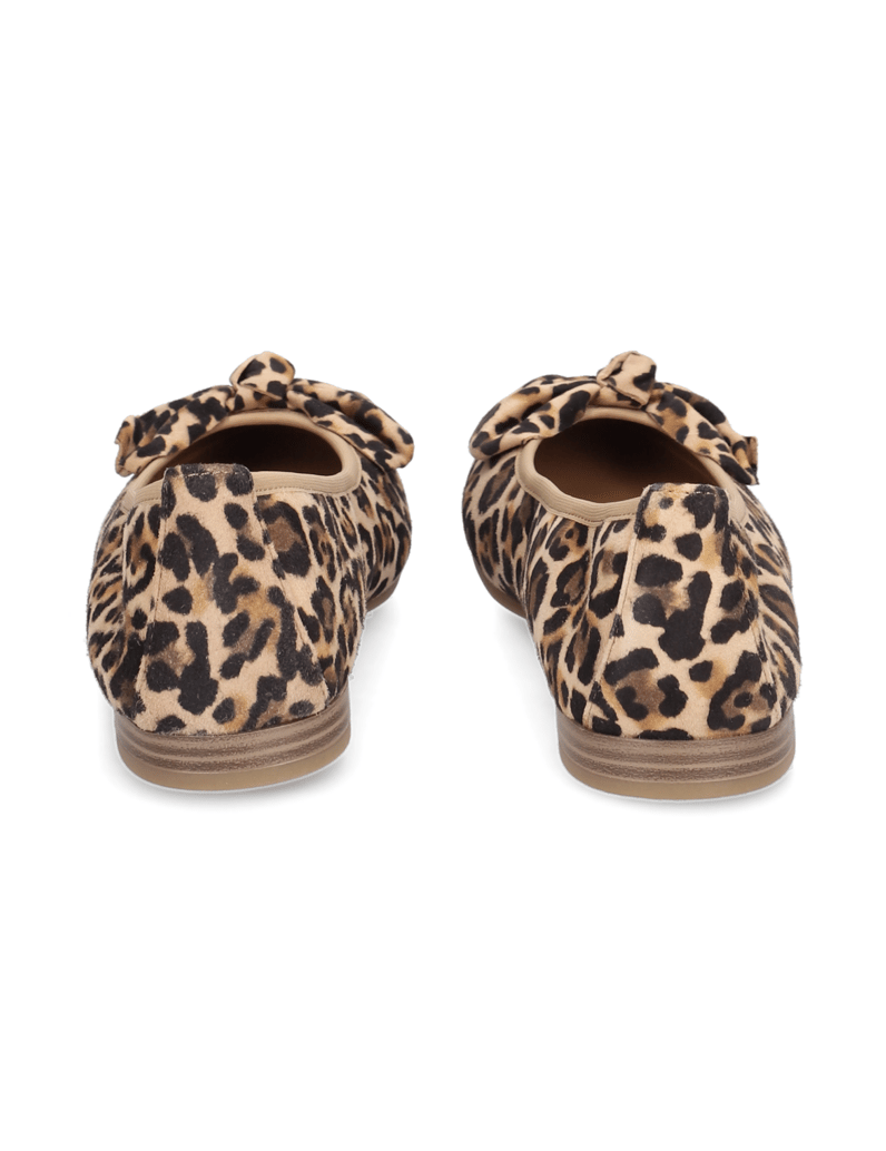 TAMARIS-Veloursleder-Ballerina-beige