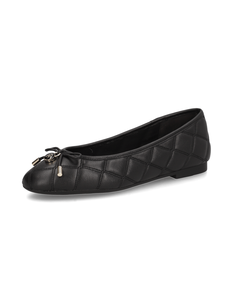 Tommy-Hilfiger-TH-CHARM-QUILTED-BALLERINA-čierna