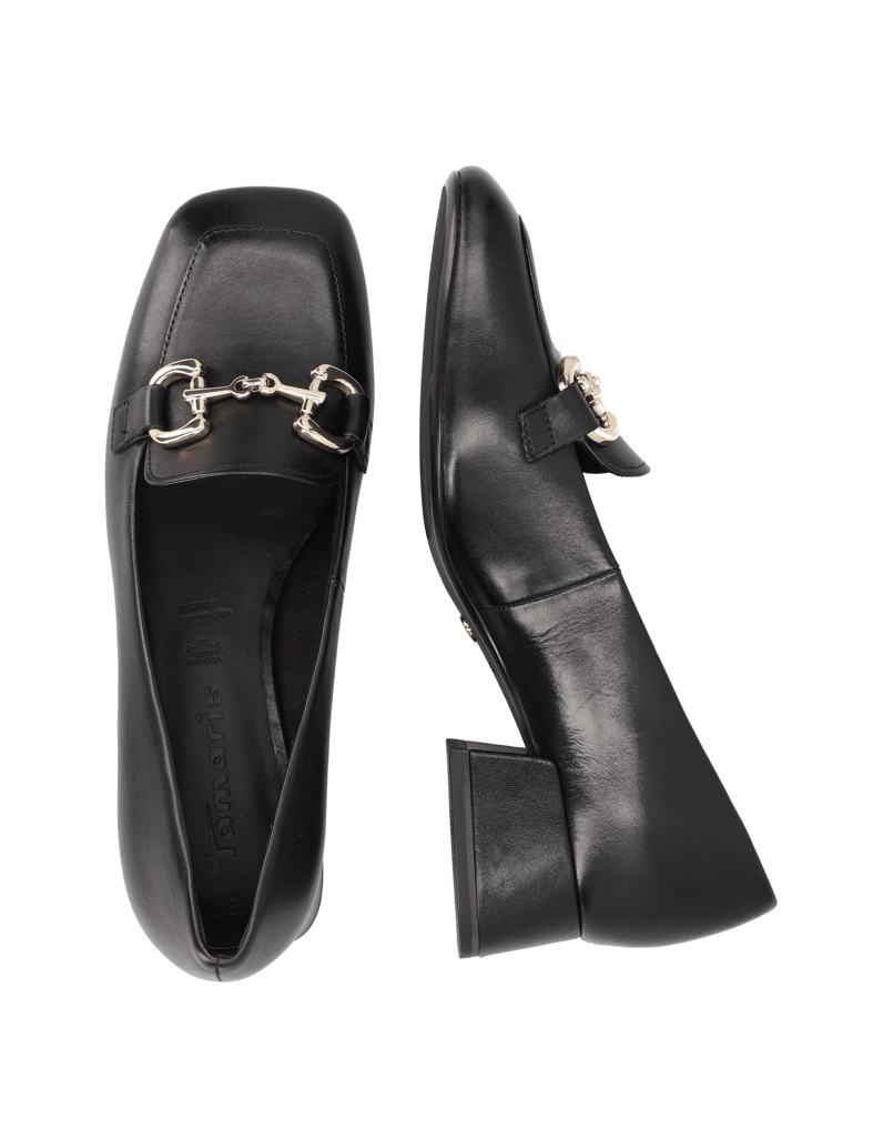 TAMARIS-hladká-koža-Klasické-lodičky-čierna