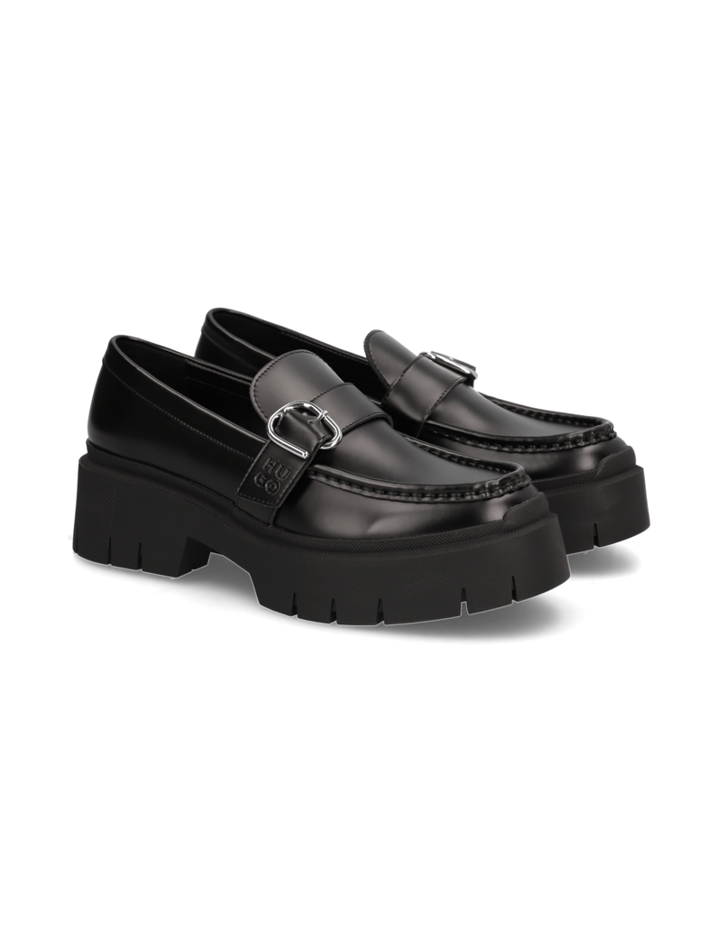 HUGO-klasické-nazouvací-boty-černá