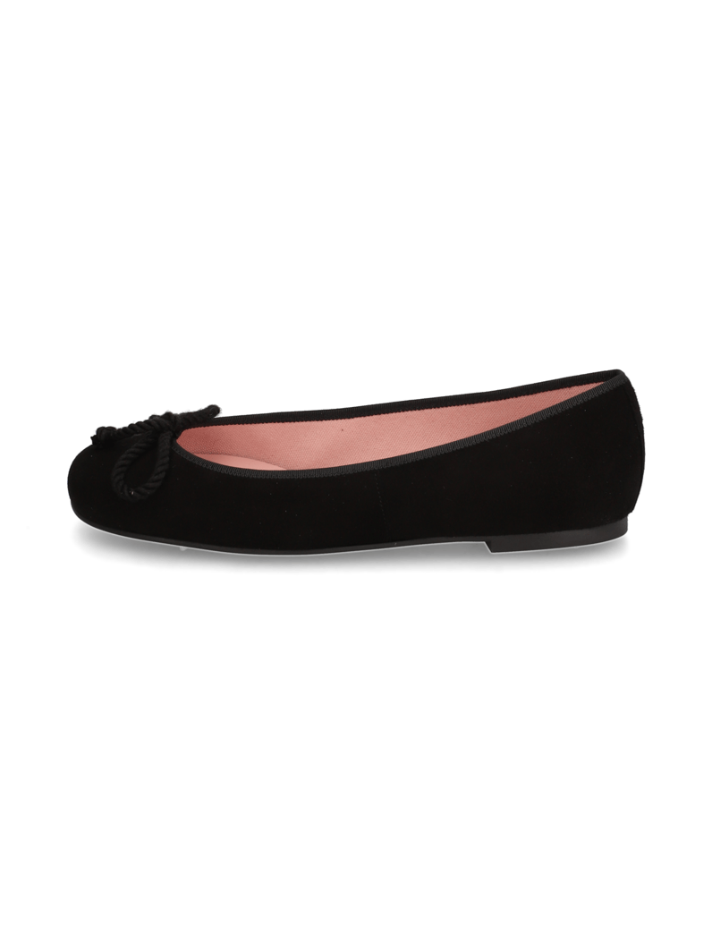 Pretty-Ballerinas-Veloursleder-Ballerina-schwarz