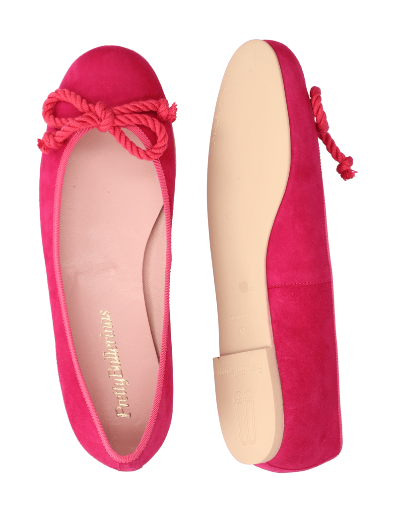 Pretty-Ballerinas-Veloursleder-Ballerina-schwarz