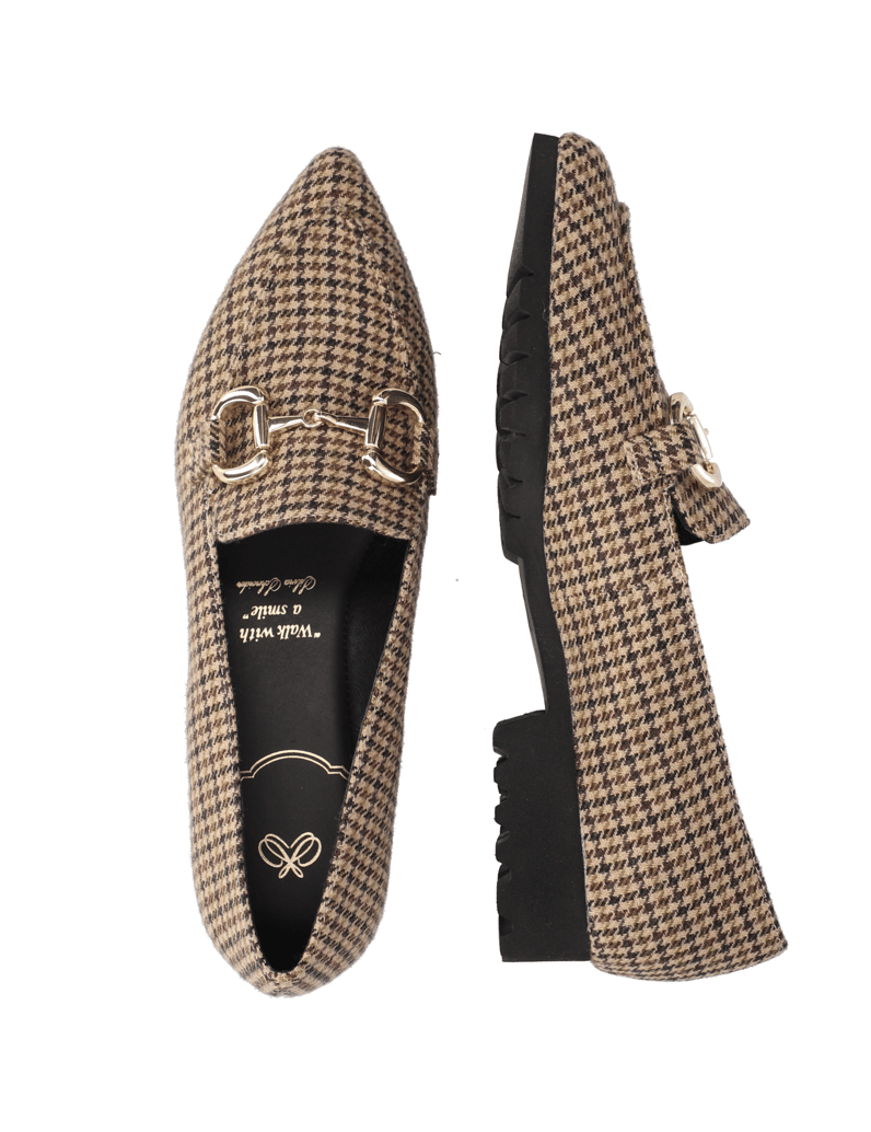 Silvia-Schneider-klasické-nazouvací-boty-hnědá