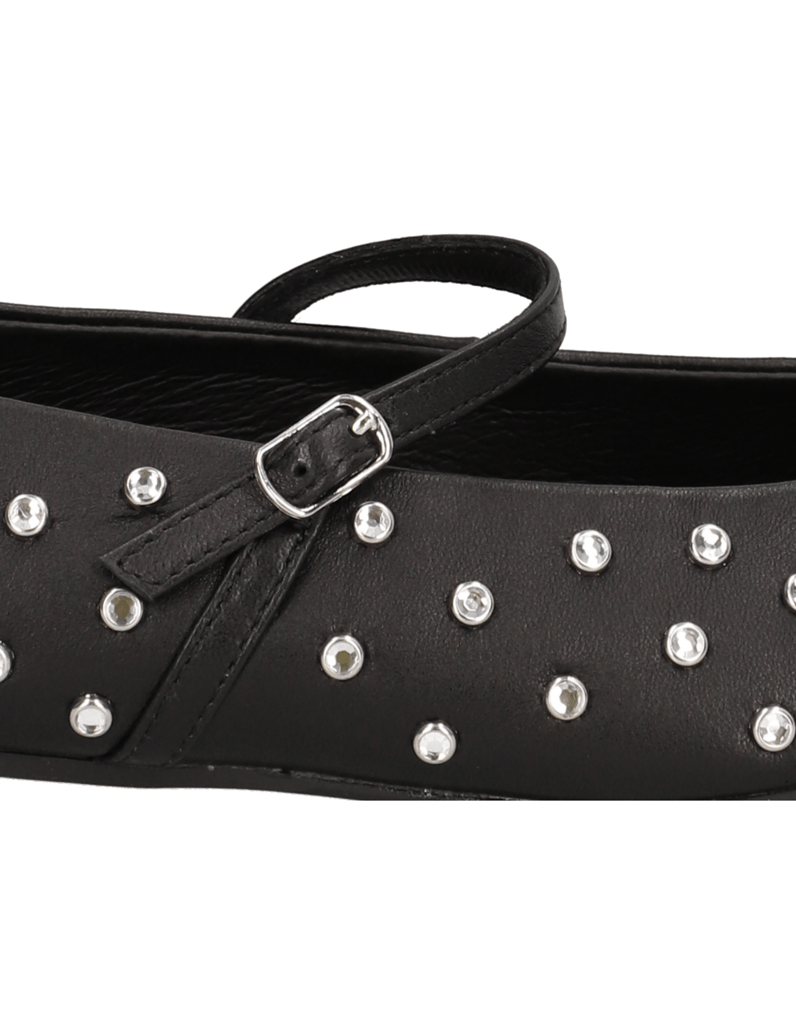 Kate-Gray-gladko-usnje-balerinke-črna