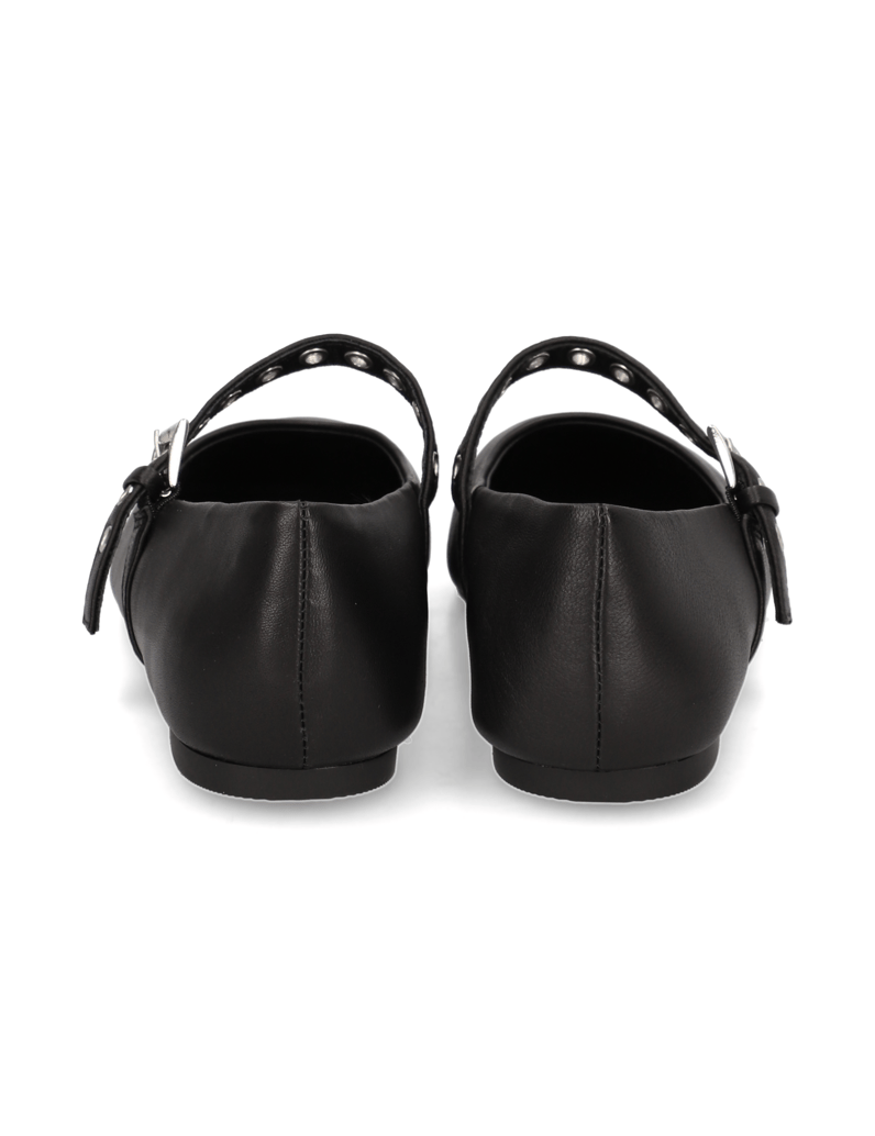 Kate-Gray-Glattleder-Ballerina-schwarz