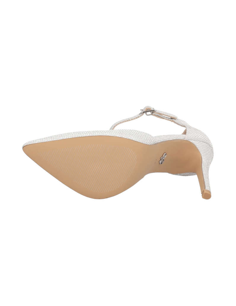 Silvia-Schneider-textil-klasické-lodičky-stříbrná