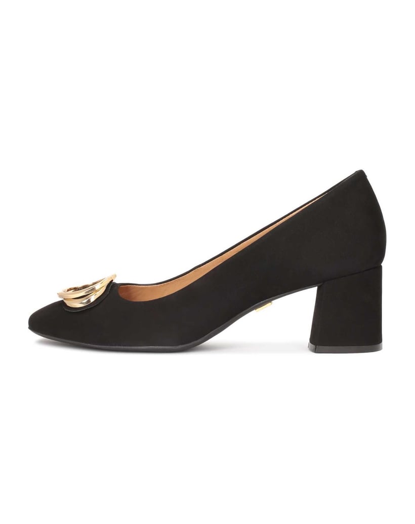Kazar-Nubuck-pumps-with-a-wide-heel-čierna