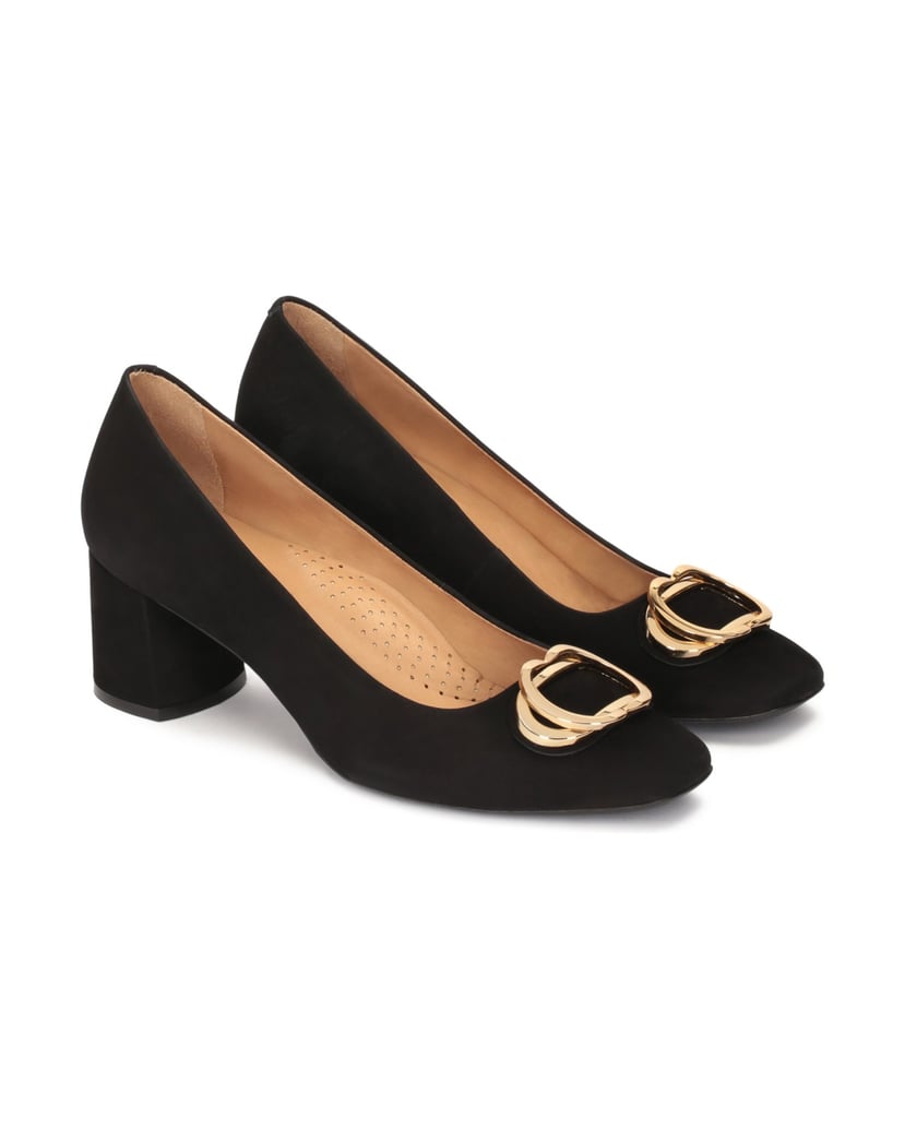Kazar-Nubuck-pumps-with-a-wide-heel-čierna