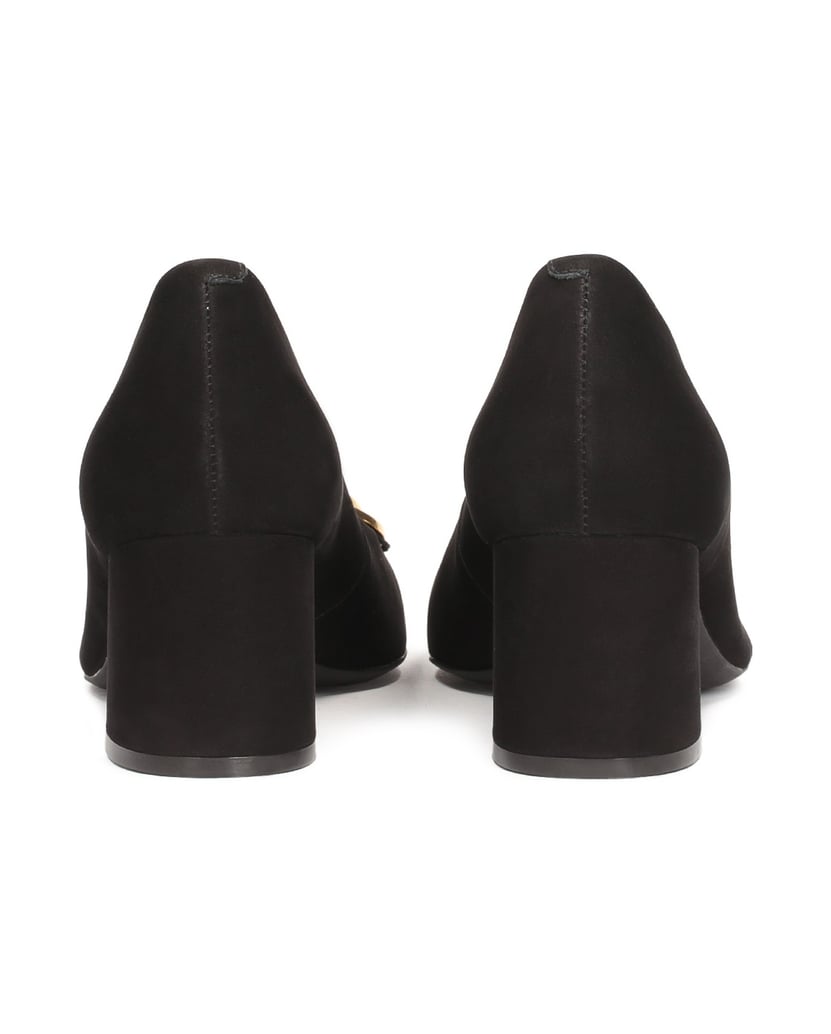 Kazar-Nubuck-pumps-with-a-wide-heel-čierna