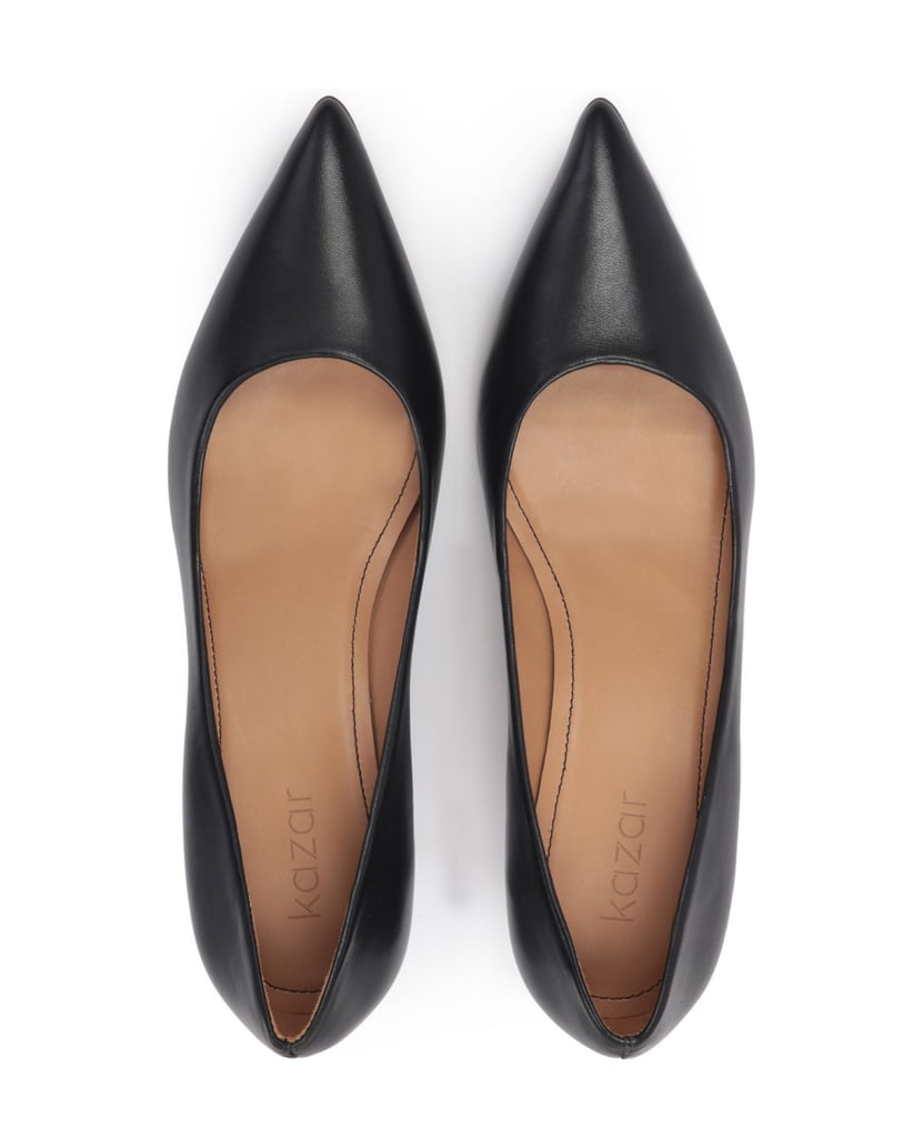 Kazar-Schwarze-Lederpumps-mit-niedrigem-Absatz-schwarz